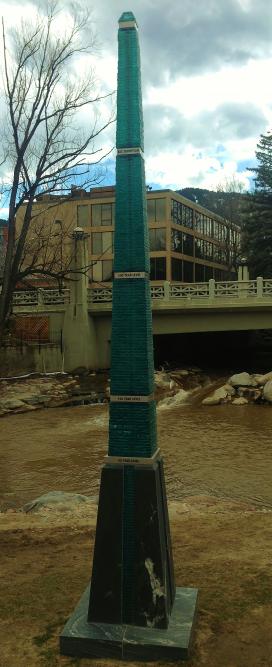 Flood Monument in Central Boulder Park
